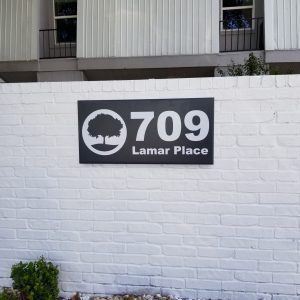 Green Bay Address Signs Lamar Oaks Address Sign e1679428236907 300x300